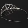 Magnifique diadème de mariée en cristal brillant, bandeau couronne plaqué argent, accessoires de diadème de mariage bon marché, SN649