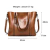 Evening Bags Shoulder Bags for Women Oil Wax Leather Handbag Tote Crossbody Bag Women Luxury Handbag Women Bags Designer Handbag High Quality 230211