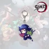 Key ringen anime demon slayer kimetsu no yaiba keychain kamado tanjirou kamado-nezuko tomioka giyuu acryl sleutelketen schattige grappige cartoon g230210