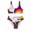 FFF Damdesigners Bikinis Set Sexiga Clear Strap Shape Baddräkter Dam Baddräkter Badkläder Strand Kvinnor Badkläder Biquini Mixed Lyxmärken badkläder