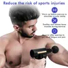HOT! Portable Electric Gun Neck Back Body Massager Machine Mini LCD Display Booster Deep Relaxation Muscle Pain Relief 0209