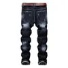 Men's Jeans Men Denim Straight Worn Out European And American Classic Long Brand Fashion Pants 230211