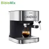 Other Home Garden BioloMix 20 Bar 1050W Semi Automatic Espresso Coffee Machine Maker with Milk Frother Cafetera Cappuccino Water Steam 230211