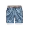 Heren jeans jongens zomers shorts kinderen cowboy katoen korte broek 2023 casual baby broek 2-14 jaar kinderkleding