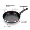 T-fal Cook odkształcenie Nonstick 2-częściowy zestaw naczyń kuchennych 9,5 i 11-calowy czarna zmywarka bezpieczna pompa oleju