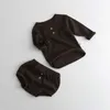 Set di vestiti per neonati Bear Leader New Fashion Neonato Solid Top e pantaloncini Completi per bambini Abbigliamento in stile coreano