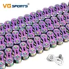 Bike Chains VG Sport 9 10 11 Speed ​​Bicycle Half Hollow Mountain Road Bike Chains 9 10 11s Ultralight 116L Kleurrijk MTB 0210