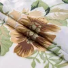 Gordijn geprinte pieter bloemen korte tule gordijnen voor keukenraam voile pure in de woonkamer op maat afgewerkt