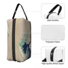 Bolsas de cosméticos Moda Great Wave Off Kanagawa Vintage Japanese Bolsa de higiene pessoal Mulheres Maquiagem Beleza DOPP KIT