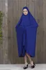 Etnische kleding moslimvrouwen grote bovenliggende hijab jurk islamitische volledige dekking gebed Abaya khimar sjaal Arabische jurken aanbidden kalkoen Midden -Oosten