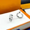 LW kristallen oorbellen voor vrouwelijke ontwerper oorrel goud vergulde 18k diamant offici￫le reproducties luxe hoogste cadeau voor de torenkwaliteit voor vriendin met doos 015