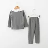 Conjuntos de pijamas para bebés, conjunto de ropa de primavera y verano, conjunto de ropa de algodón para niños, chándal deportivo, ropa para niñas, ropa de dormir