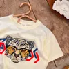 T-shirts 2022 été nouveaux enfants dessin animé t-shirt garçons filles tigre coton bébé à manches courtes t-shirt enfants décontracté t-shirt vêtements T230209