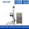 Portable Stainless Steel Fiber Laser Marking Machine 20w 30w Gold Silver Jewelry Engraver For Engraving Business Card