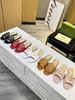 2023 Multi Color Blondie Slippers Double G Buckle Wedge Sandal Designers Женщины слайды платформы парижские модные туфли мулы Slider размер 35-42