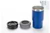 Tumblers 4 in 1 14oz Can Cooler Stainless Steel Insulated Double Wall Skinny Beer Insulator Holder With 2 Lid Thermos Copo Canecas 230210