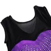 Stage Wear 2023 Girls Ballet Dance Body Suit Abbigliamento Fitness Corpo incrostato di pizzo Bambini Pratica per bambini