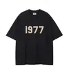 Ontwerper Mode Luxe 1977 essentieel klassiek T-shirt heren en dames Letter Printing Hip Hop FOG Top Zomer Ademend High Street Cotton Loose Tees ess