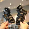 Mode barnsandaler flickor romerska sandal barn prinsessan hög toppskor sommar småbarn baby sko