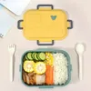 Dinware sets 16.5x22x6.9cm Grade verzegelde plastic lunchboxmedewerker Student Lekbestendige creatieve cadeau salade