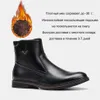 Chaussures habillées Bottes d'hiver pour hommes Marque WOOTTEN Taille 40-45 Cuir Hommes Bottes de neige d'hiver Bottes chaudes faites à la main pour hommes KD5207C3 230210