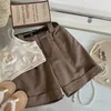 Ensembles été chemise hauts pantalons fleur jarretelle gilet vêtements pour enfants sans manches mince haut mode filles vêtements