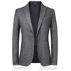 Męskie garnitury Blazery Luksusowe mężczyzn Blazer Spring Fashion Brand Slim Fit Suit Terno Masculino Men/ Line