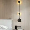 Lampade da parete Nordico Moderno Creativo Ferro Luce Soggiorno Sala da pranzo Cucina Loft Camera da letto Comodino Studio Decorazioni per la casa Lampada a Led