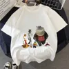 T-shirts 2022 Summer New The Bad Guys Children's T Shirt Kawaii Wolf Casual Clothes Harajuku Cartoons Tee Funny Kids T-shirts Tops T230209