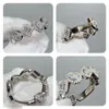 925 Sterling Silver Rings for Women Wedding Ring 18K Rose Gold Diamond New Design