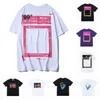 T-shirts OFFS Summer Mens Women Designers Tshirts T-T-T-T-T-TEES Brands de mode Tops Sage décontracté S Vêtements de rue