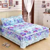 Bed Skirt Home Furnishing Cotton Thick Lace Bedding Bed Skirt Winter Warm Anti-skid Bedding Mattress Cover King Size No Pillowcase 230211