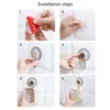 Storage Bottles & Jars Automatic Soap Dispenser Wall Mounted Liquid Container Plastic Storgae Bottle With Pump Vacuum Sucker For Kitchen Bat