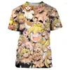 メンズTシャツsoshirlカワイイピーチプリンセスシャツヒップスター面白い夏のTシャツファッションメンズストリートウェアハラジュクユニセックスクラシックトップス