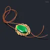 Pendant Necklaces Anime Violet Evergarden Cosplay Necklace Rope Chain Green For Women Party Jewelry Christmas Gift