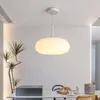 Lichter Moderne minimalistische umweltfreundliche PE Deckenpendelleuchte Küche Esstisch Schlafzimmer LED Innendekoration Lampe 0209