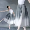 Stage Wear Ballet Dance Skirt Adult Lady Practice Leotard Dress Women Dancing 5 Layers White Tutu