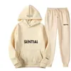 Para mujer para hombre del diseñador del chándal de la manera Ess Sweatsuit hombres de dos piezas 22 colores Hiphop pantalones masculinos Calle cremallera de la letra de impresión ew