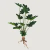 Декоративные цветы имитируют растение летние кипарисы Arrowroot Искусственные деревья Bonsai Случайное сорт без цветочного горшка