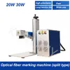 Fiber Laser Markering Machine 20W 30W roestvrijstalen graveur metalen visitekaartjes snijden van goud zilver