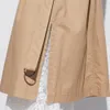 Trench Coats voor dames lente en herfst Long European en American Casual Wind Breakher Women's Jacket 230211