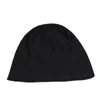 Berets Spring Women Men Men Unisex вязаная зимняя крышка повседневная шапочка твердый цвет легкий хип-хоп Snap Slouch Skullies Bonnet Beanie Hat Gorro