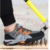 2023 Work Safety Shoes for men Grey Shoes electrical safety boots