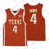 MIT8 사용자 정의 NCAA Texas Longhorns Baketball Jersey 0 Bradley 2 Tucker 4 Bamba 13 Thompson 22 Jones 23 Aldridge 31 Allen 35 Durant 52 Turner for 남자 여자 청소년 S-4xl