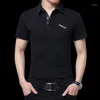 Men's T Shirts Liseaven 2023 Men T-Shirts Casual Striped T-shirt Short Sleeve Tee Shirt Clothing Camisetas Plus Size