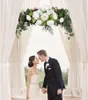 Decorative Flowers 30 Inch Wedding Arch Flower Faux Textile Silk Peony Eucalyptus Door Wall Garland Branches For Decor