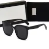 2023ss Marque De Mode Hommes Femmes Lunettes De Soleil Designer Lunettes De Soleil De Luxe Rond En Métal Marque De Lunettes De Soleil Pour Hommes Femme Miroir Lentilles En Verre avec Boîte Et Étui