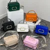 Brands de moda Bolsa de design de estilo ocidental Crossbody Small Square Saco Carteira Novo Bolsas de Mensageiros de ombro portáteis de luxo de alta qualidade