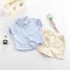 Kleidungssets für Kinder, Bruder und Schwester, tragen männliches Baby, gestreiftes Hemd und Hose, zweiteiliges Mädchen-Puppenkleid, Hutanzug