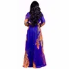 Abiti casual 2023 Abito lungo in chiffon a maniche lunghe Bohemia Full Plus Size Celebrity / laurea / cena Beach Sundress